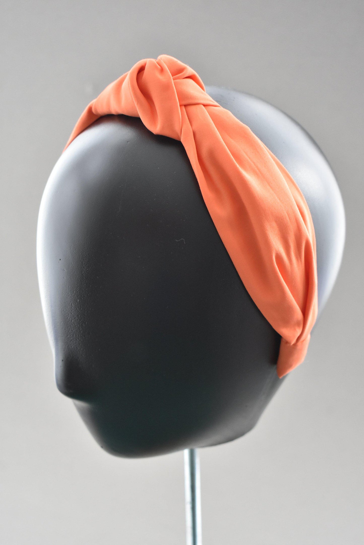 Ladies Knot Alice band - Liberty of London Tangerine Orange