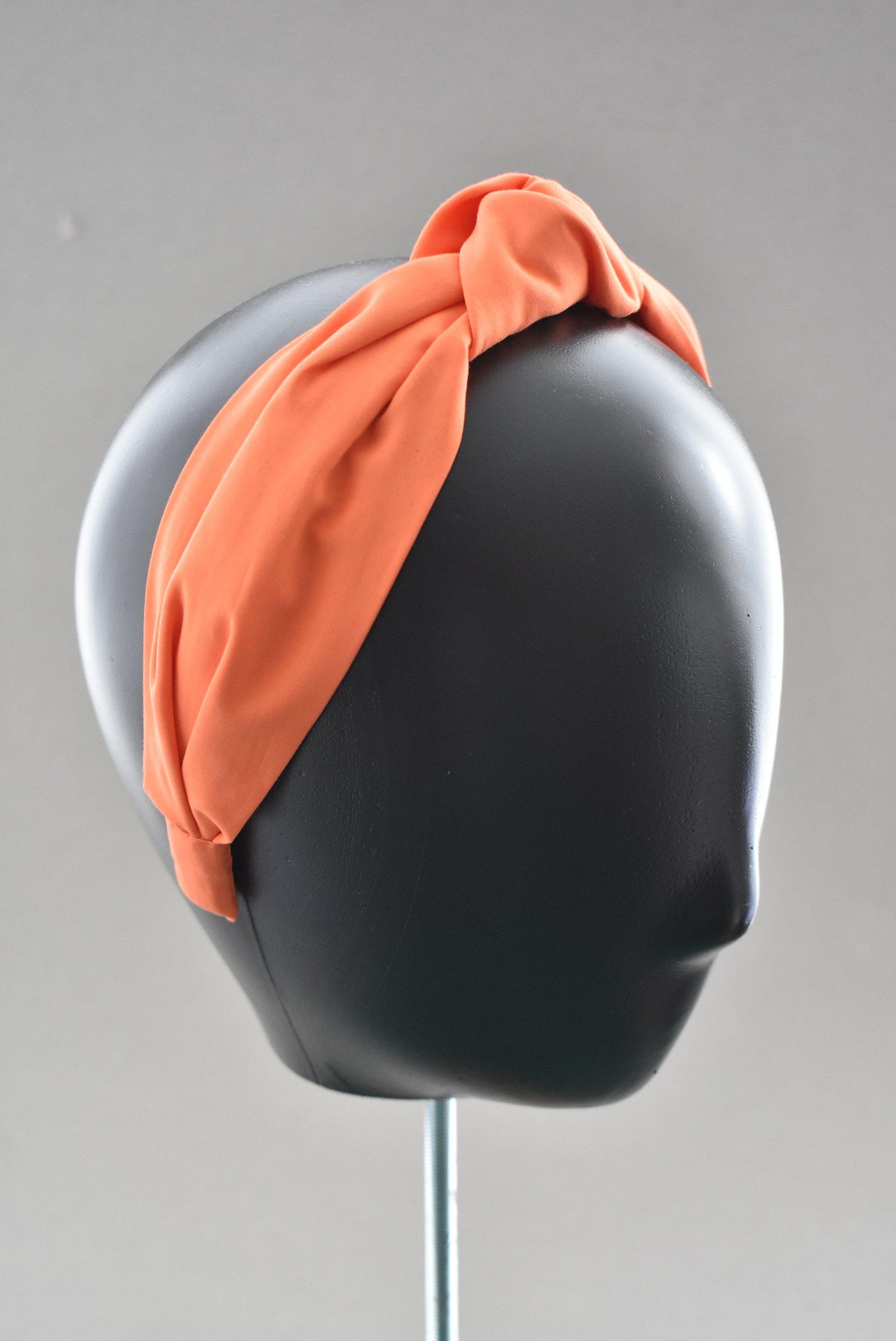 Ladies Knot Alice band - Liberty of London Tangerine Orange