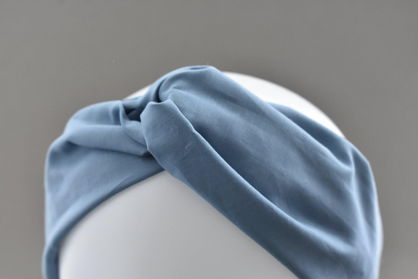 Ladies Twisted Turban Headband - Liberty of London Airforce Blue