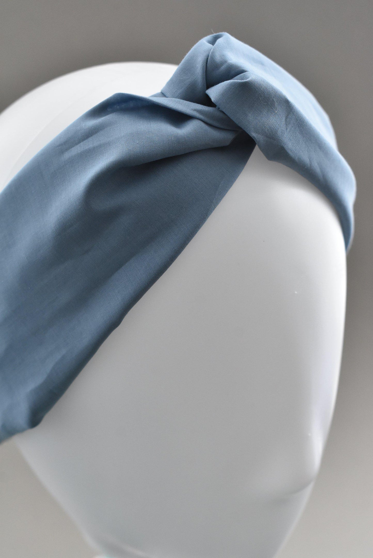 Ladies Twisted Turban Headband - Liberty of London Airforce Blue