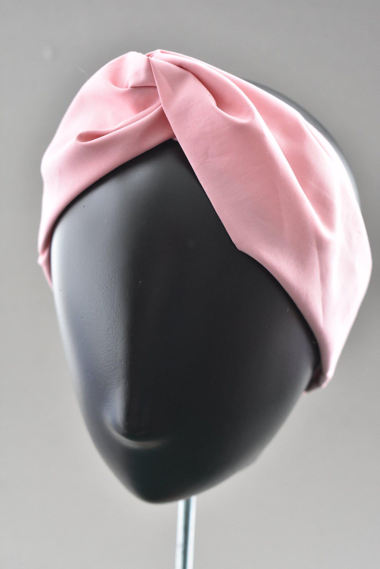 Ladies Twisted Turban Headband - Liberty of London Dusty Pink