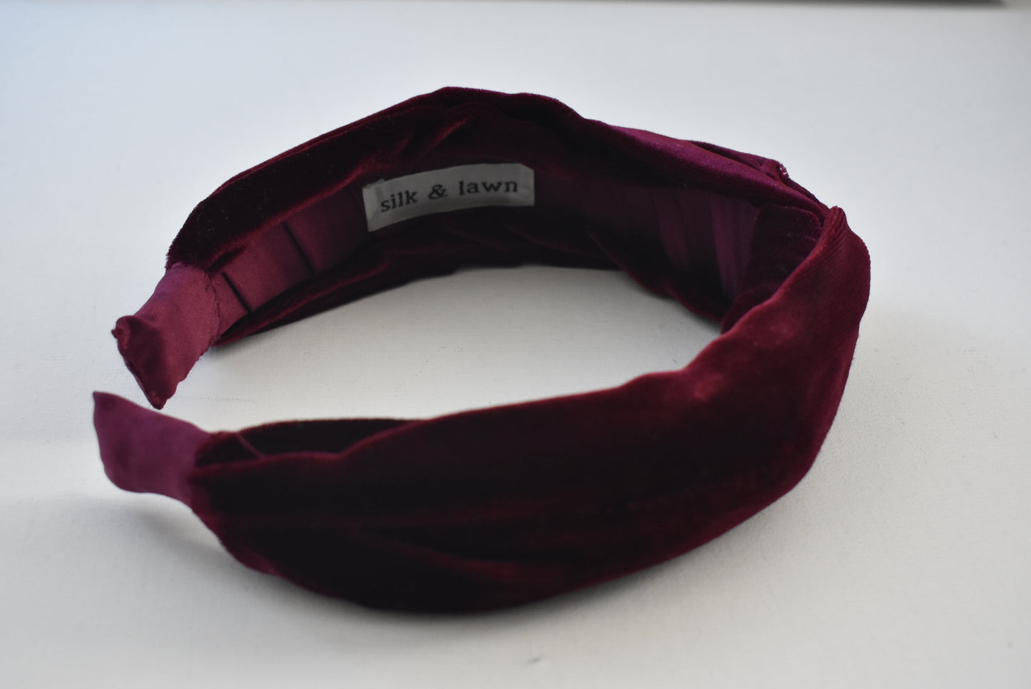 Luxury Velvet Twist Alice Headband - Silk Velvet In Various Colours