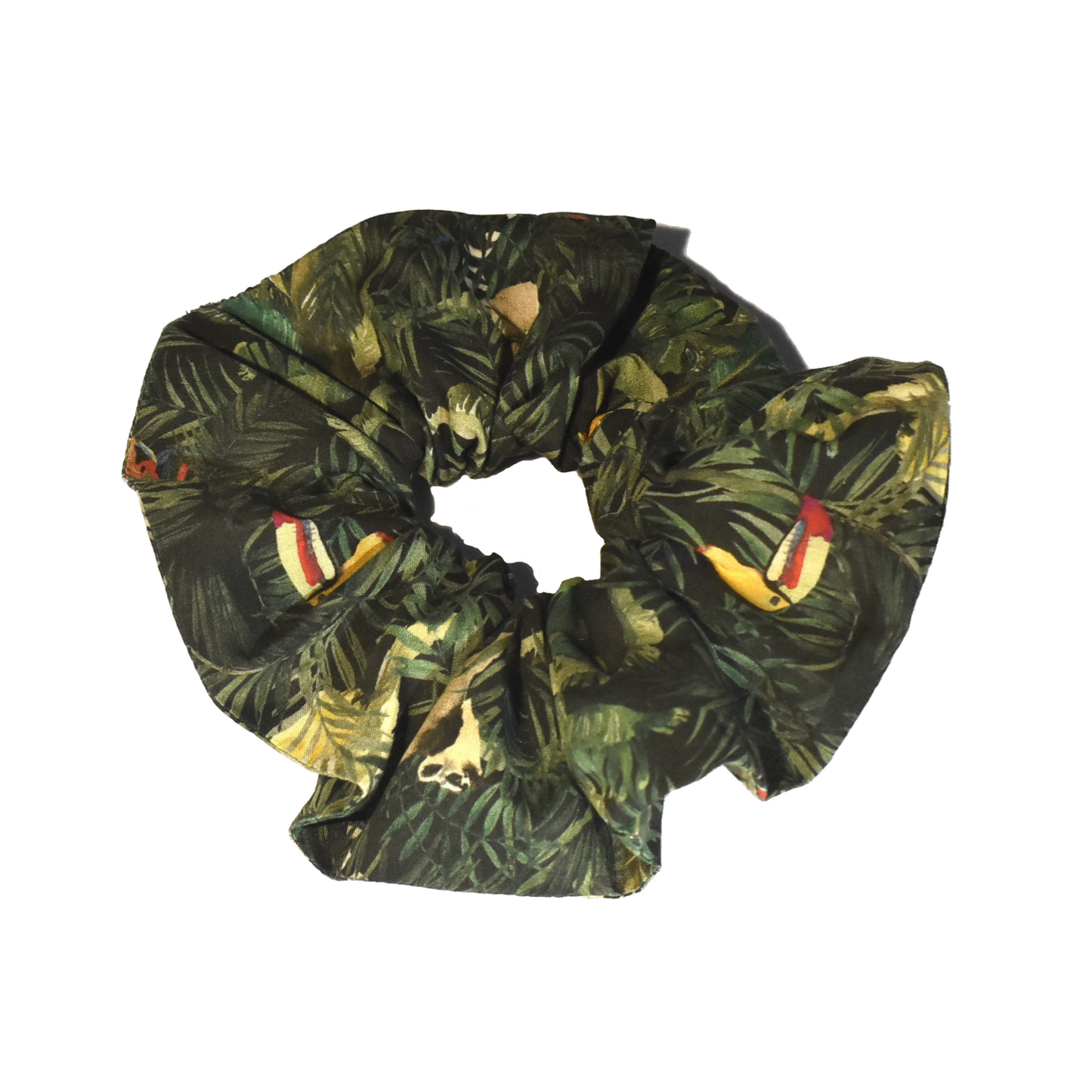 Scrunchie - Liberty of London Tou-Can Hide - Jungle Animals