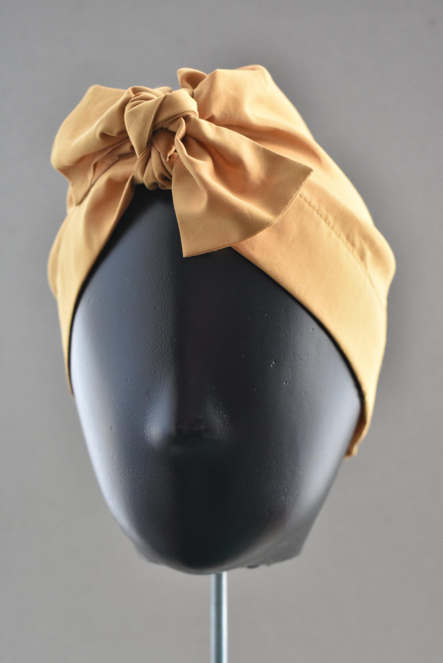 Ladies Turban Hat - Liberty of London Mustard