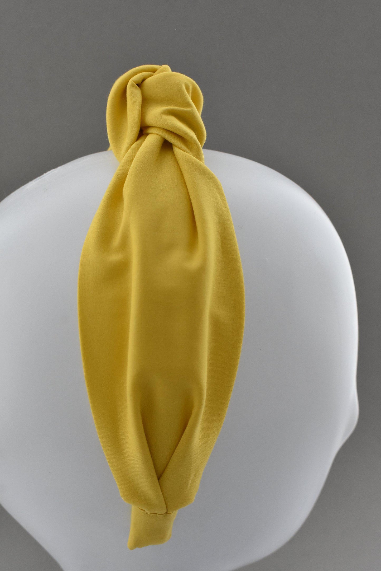Ladies Tot Knot Alice band - Liberty of London Bright Yellow - Tot Knots of Brighton