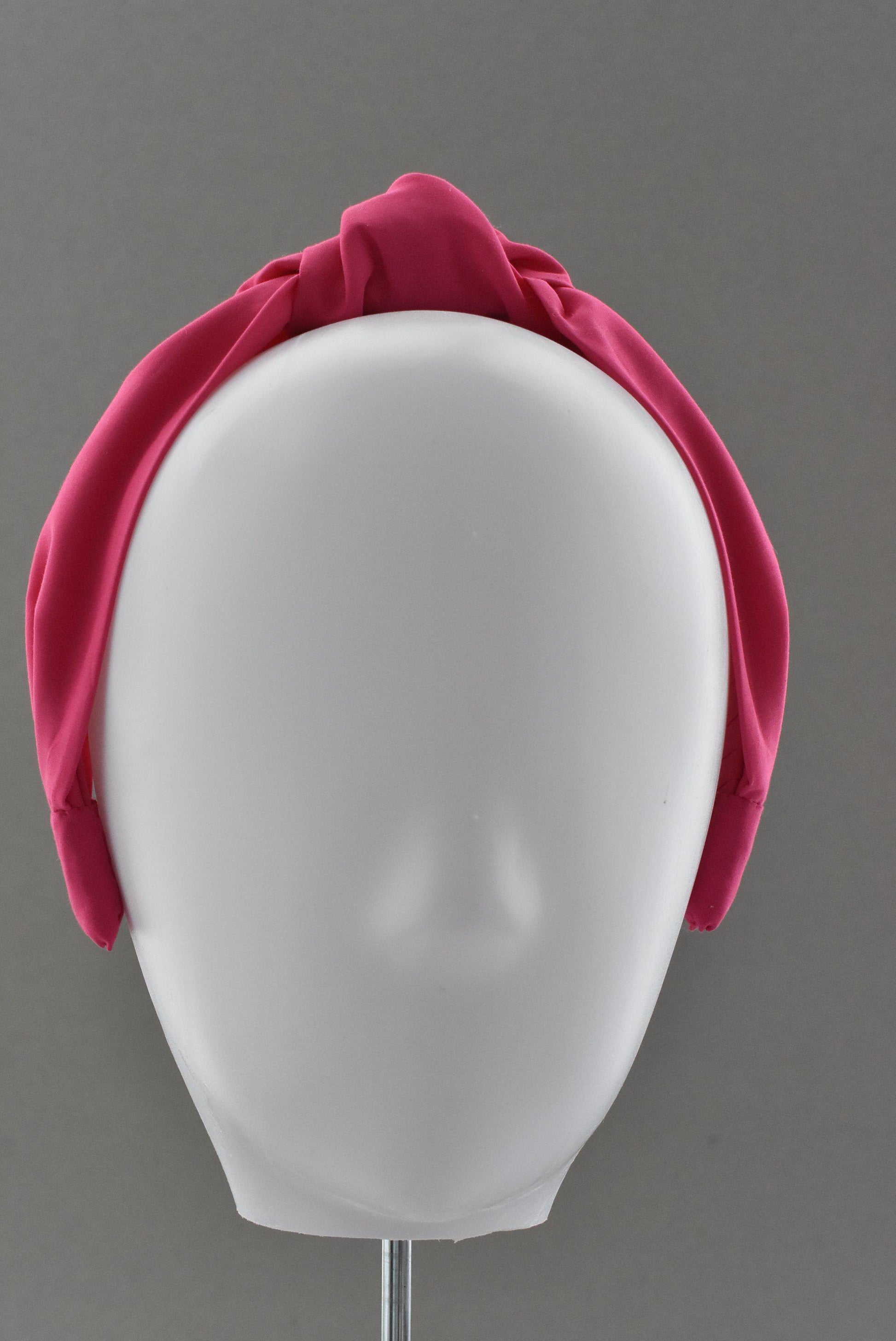 Ladies Tot Knot Alice band - Liberty of London Hot Pink - Tot Knots of Brighton