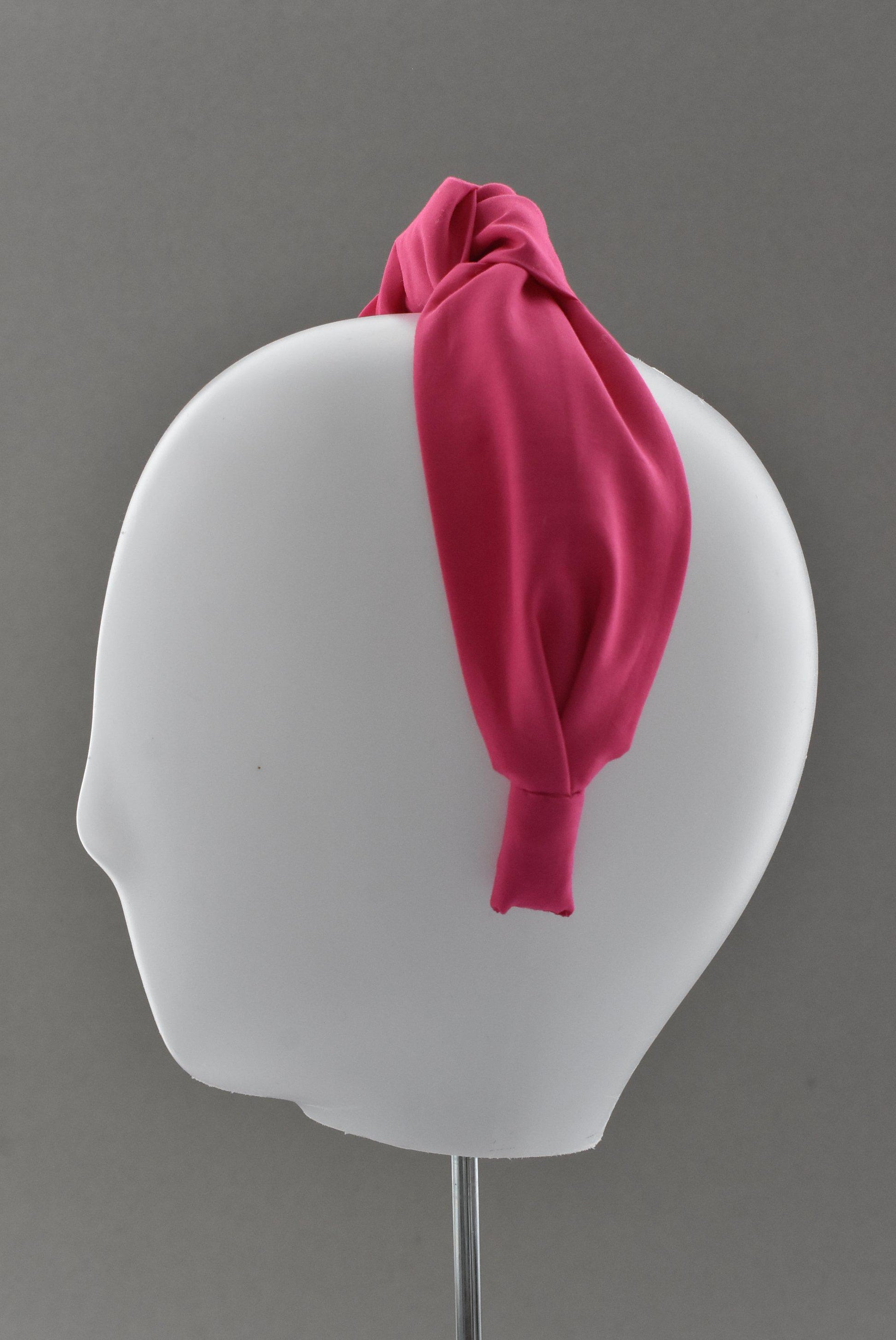 Ladies Tot Knot Alice band - Liberty of London Hot Pink - Tot Knots of Brighton
