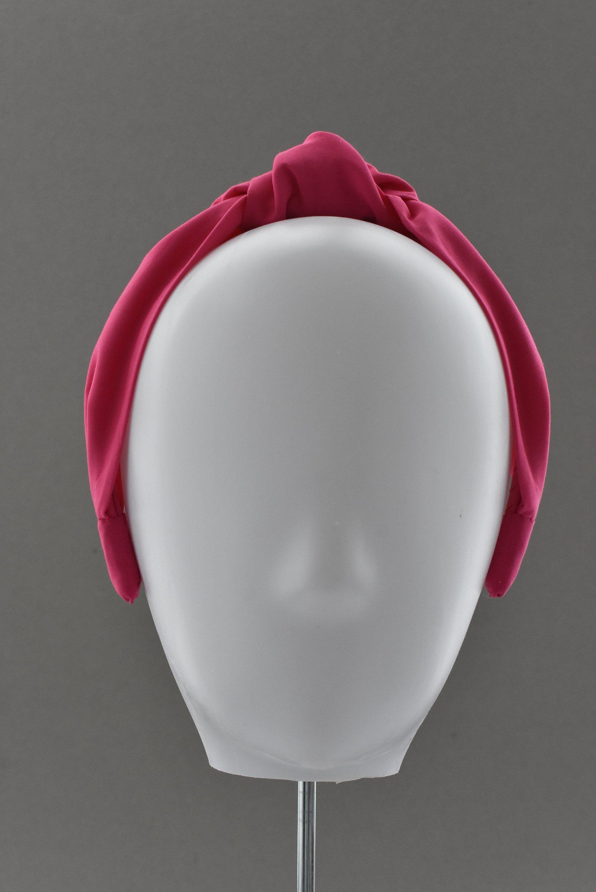 Ladies Tot Knot Alice band - Liberty of London Hot Pink - Tot Knots of Brighton