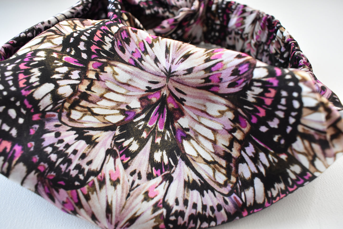 Twisted Turban hairband in Liberty of London Kaleidoscope in 100% Tana Lawn cotton