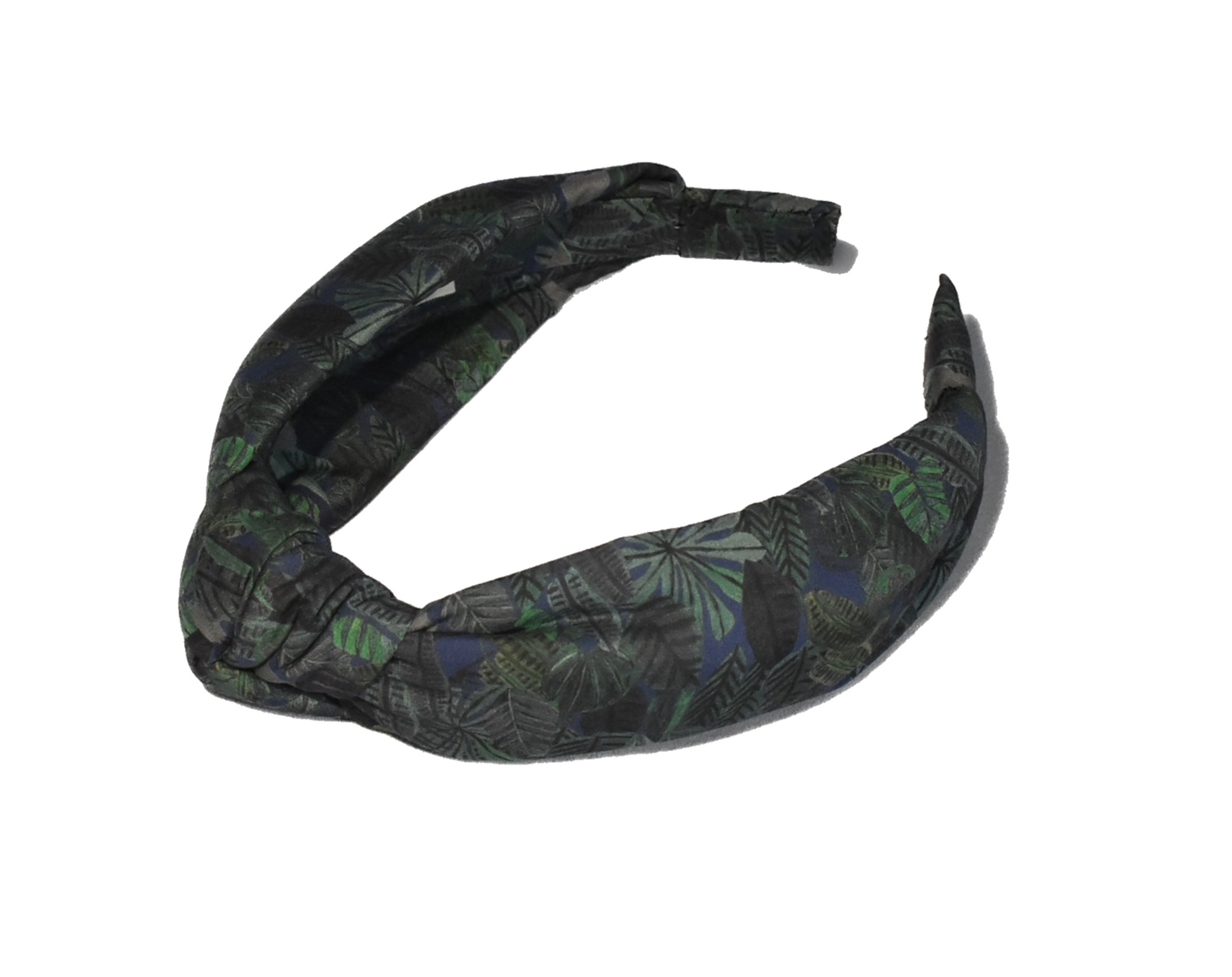 Knot Alice headband - Liberty of London Chaparrel - Navy and Green Fern Print