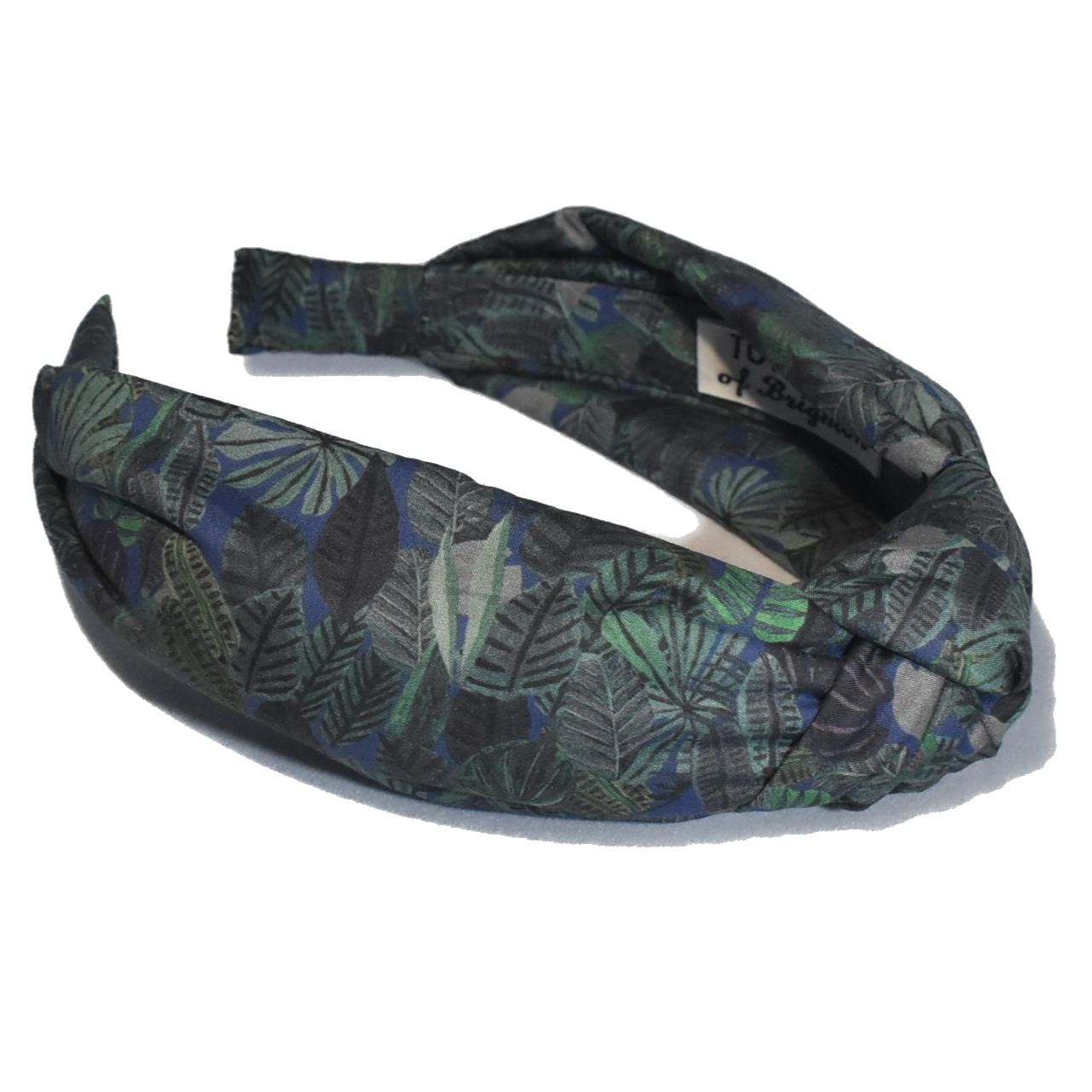 Knot Alice headband - Liberty of London Chaparrel - Navy and Green Fern Print