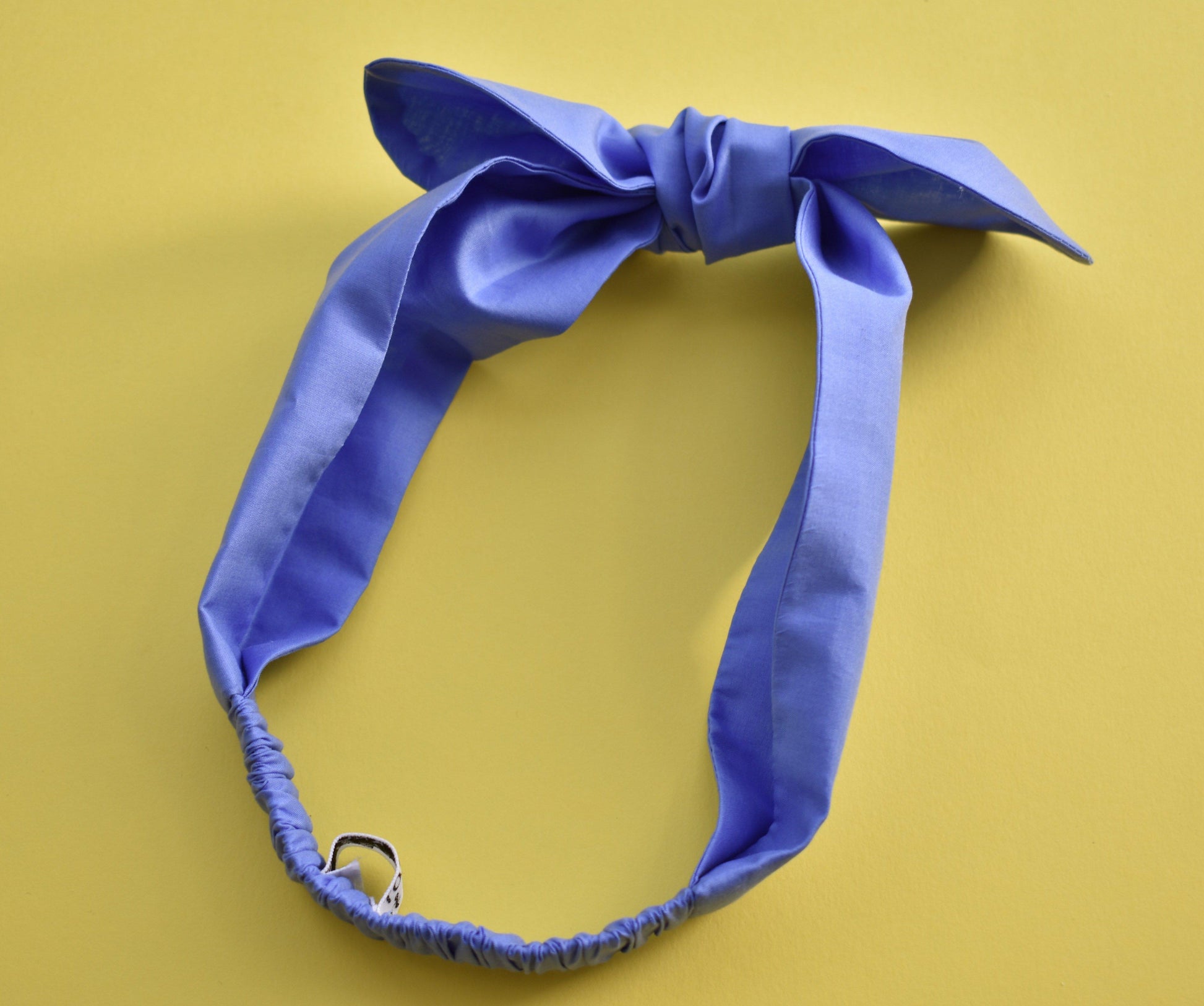 Ladies Tot Knot hairband - Liberty of London Periwinkle Blue - Tot Knots of Brighton