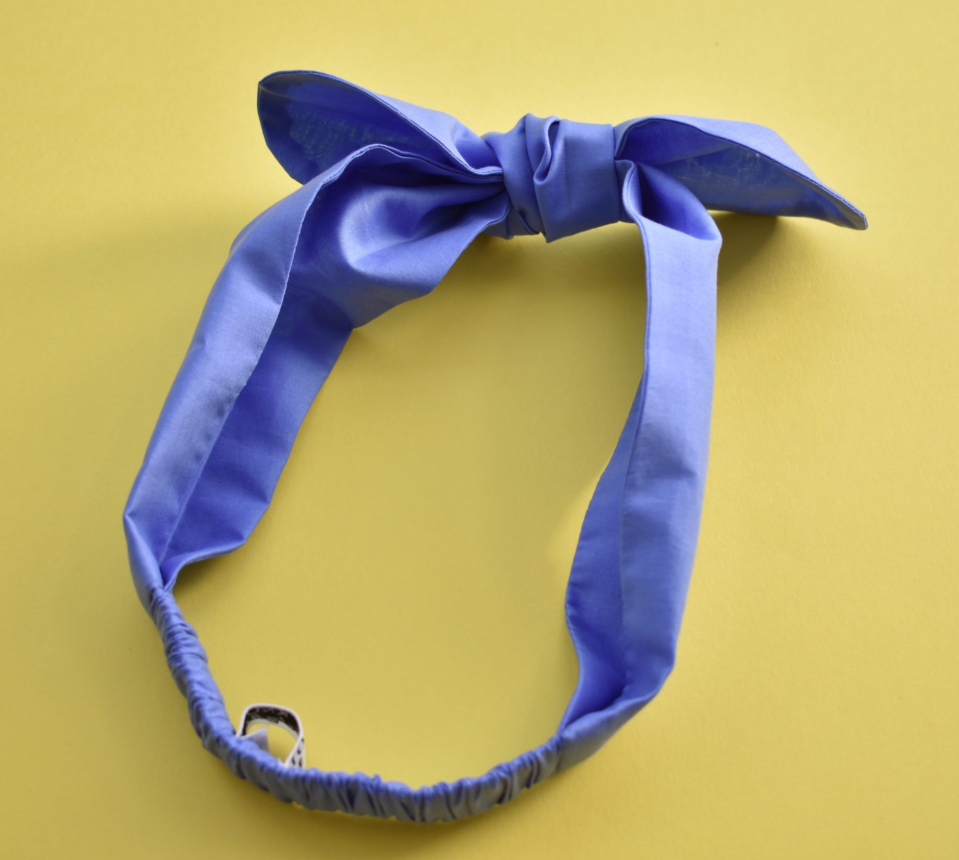 Ladies Tot Knot hairband - Liberty of London Periwinkle Blue - Tot Knots of Brighton
