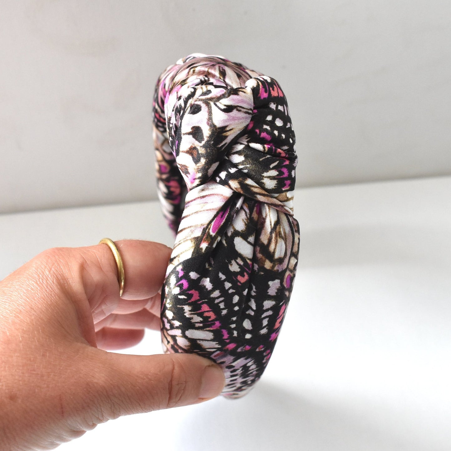 Knot Alice band - Liberty of London Kaleidoscope in Pink