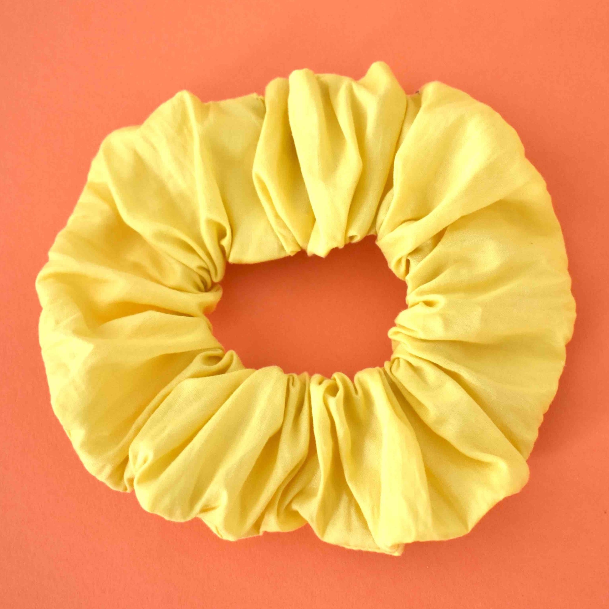 Bright Yellow Scrunchie - Tot Knots of Brighton