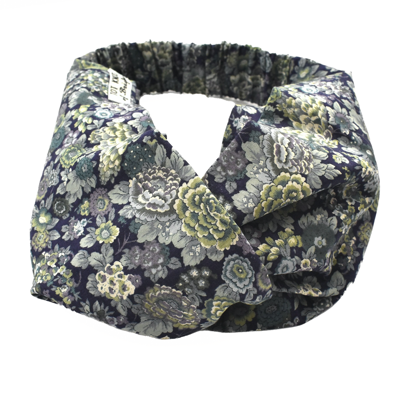 Twisted Turban Headband - Liberty of London Elysian Blue Floral print