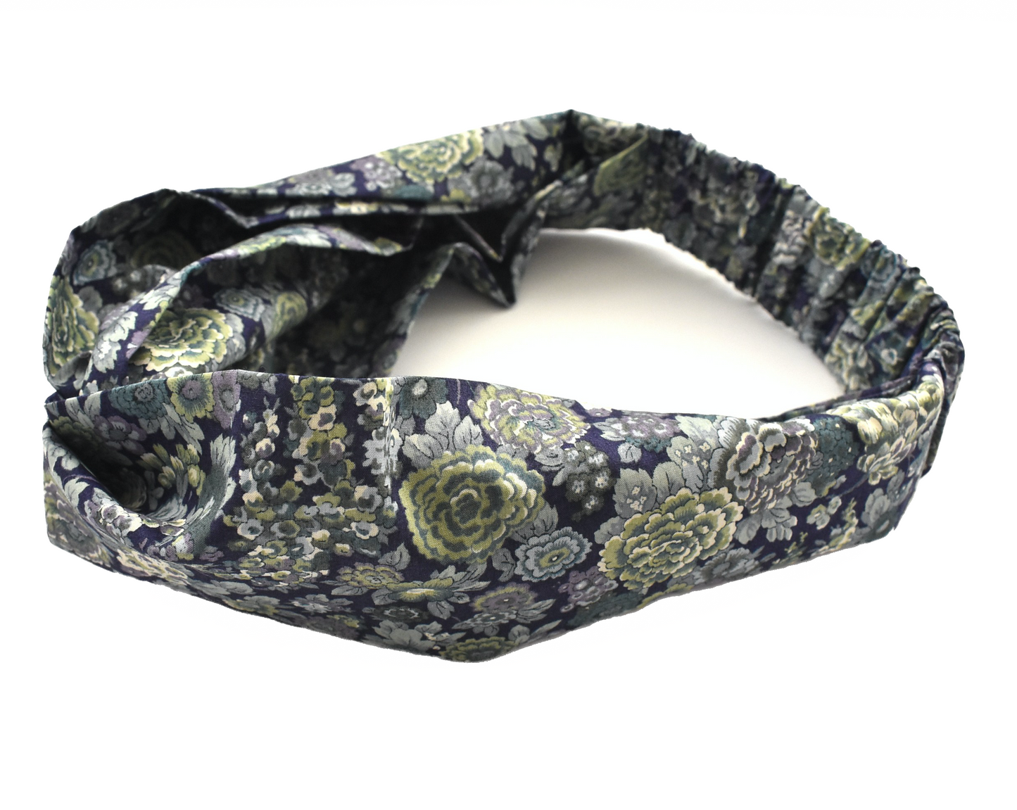 Twisted Turban Headband - Liberty of London Elysian Blue Floral print