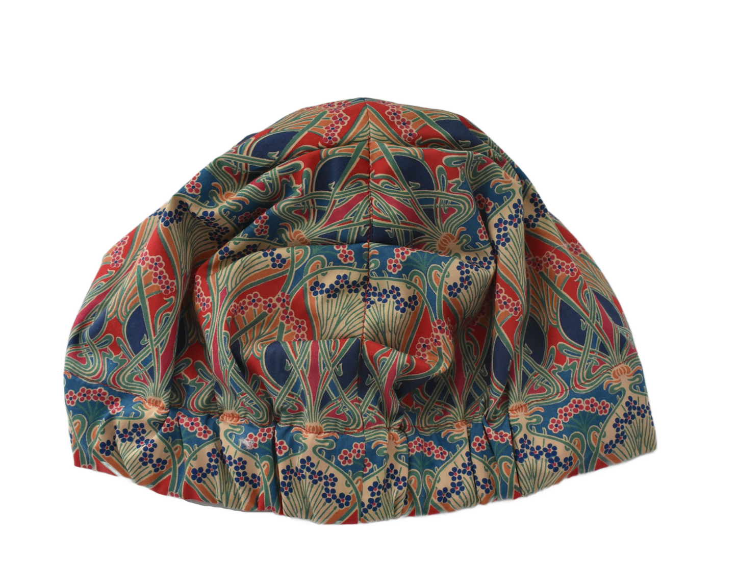 ClassicnTurban Hat - Liberty of London Ianthe in Red