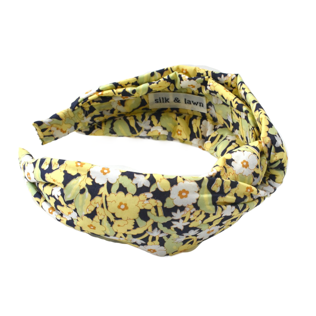 Twisted Alice Headband - Liberty of London Primrose Floral print