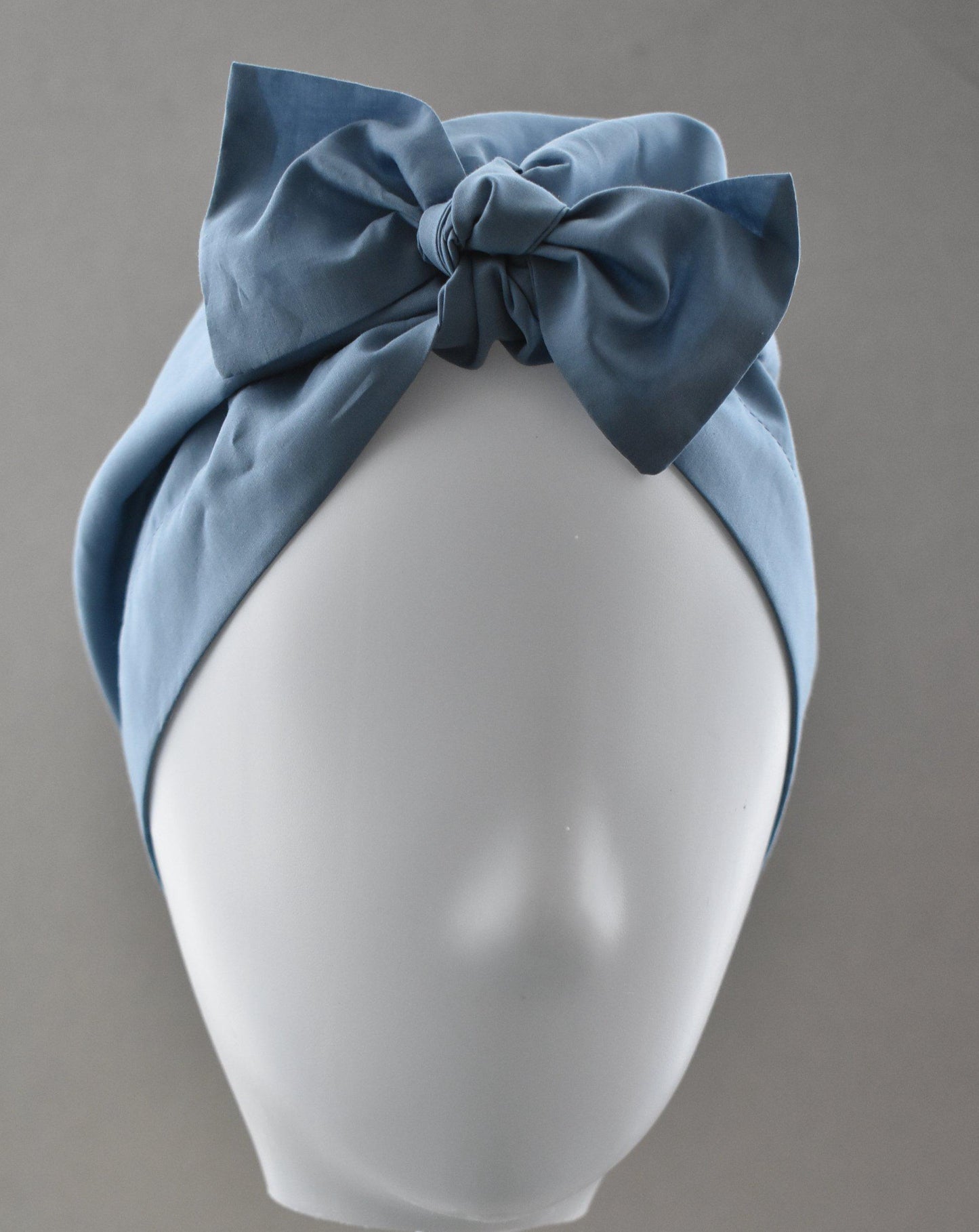 Ladies Turban Hat - Liberty of London Airforce Blue