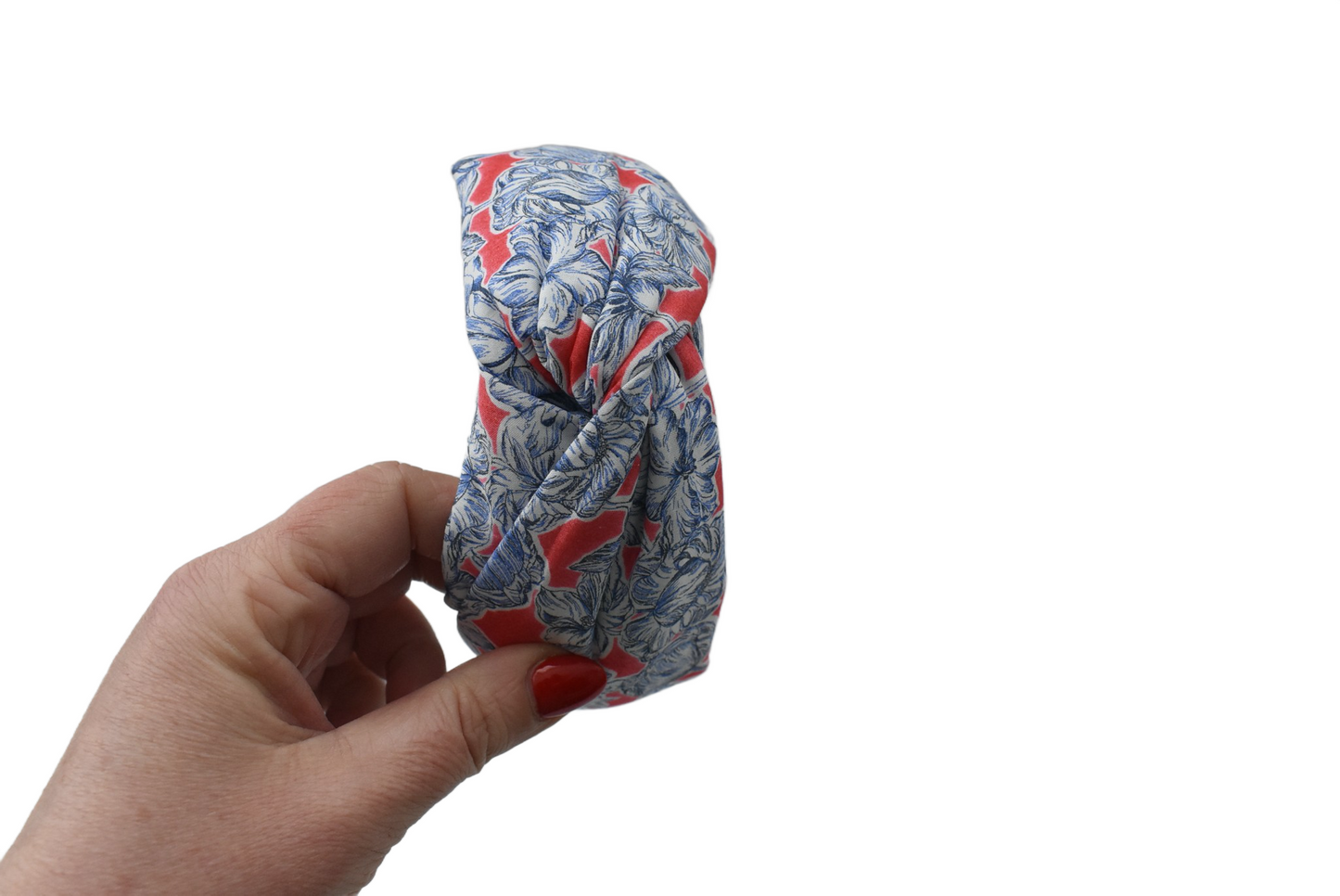 Twisted Alice Headband - Liberty Matilda Tulip print