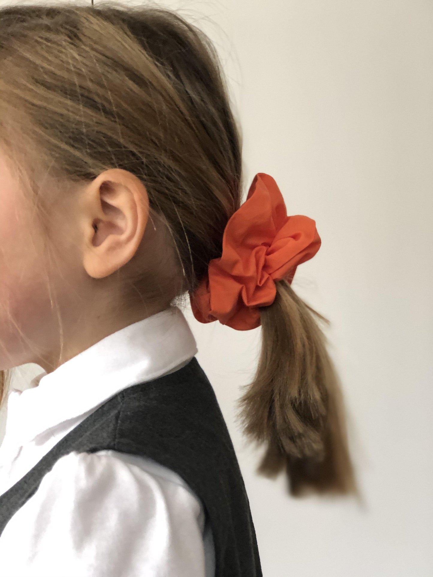 Liberty of London Tangerine Orange Scrunchie