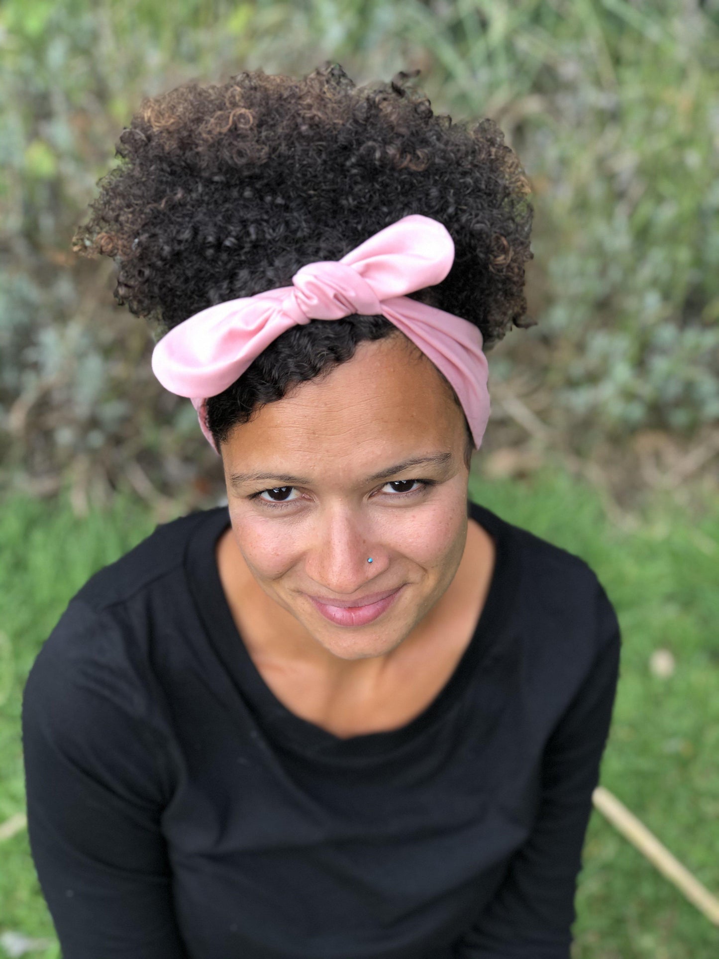 Ladies Knot hairband - Liberty of London Dusky Pink
