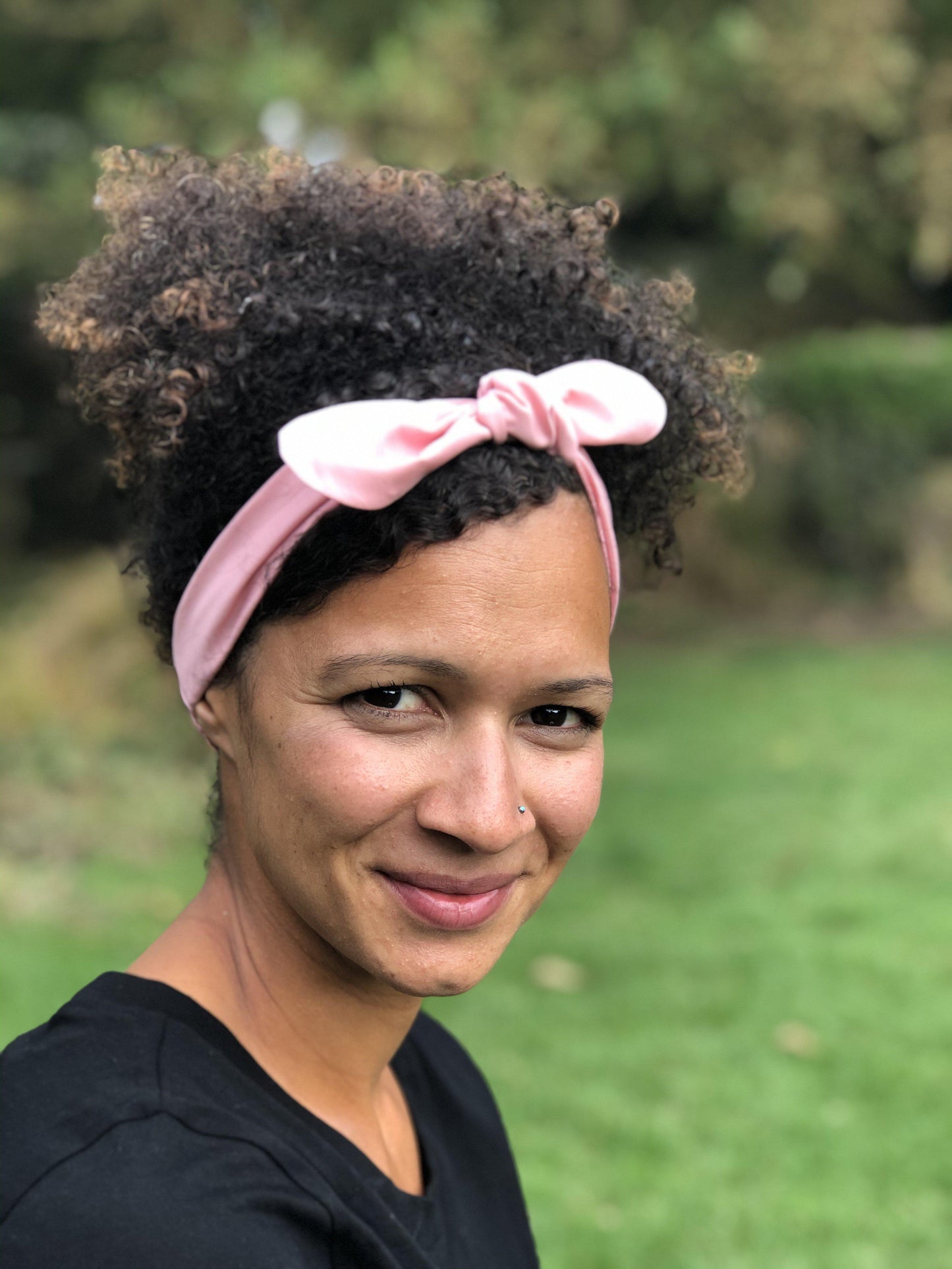 Ladies Knot hairband - Liberty of London Dusky Pink