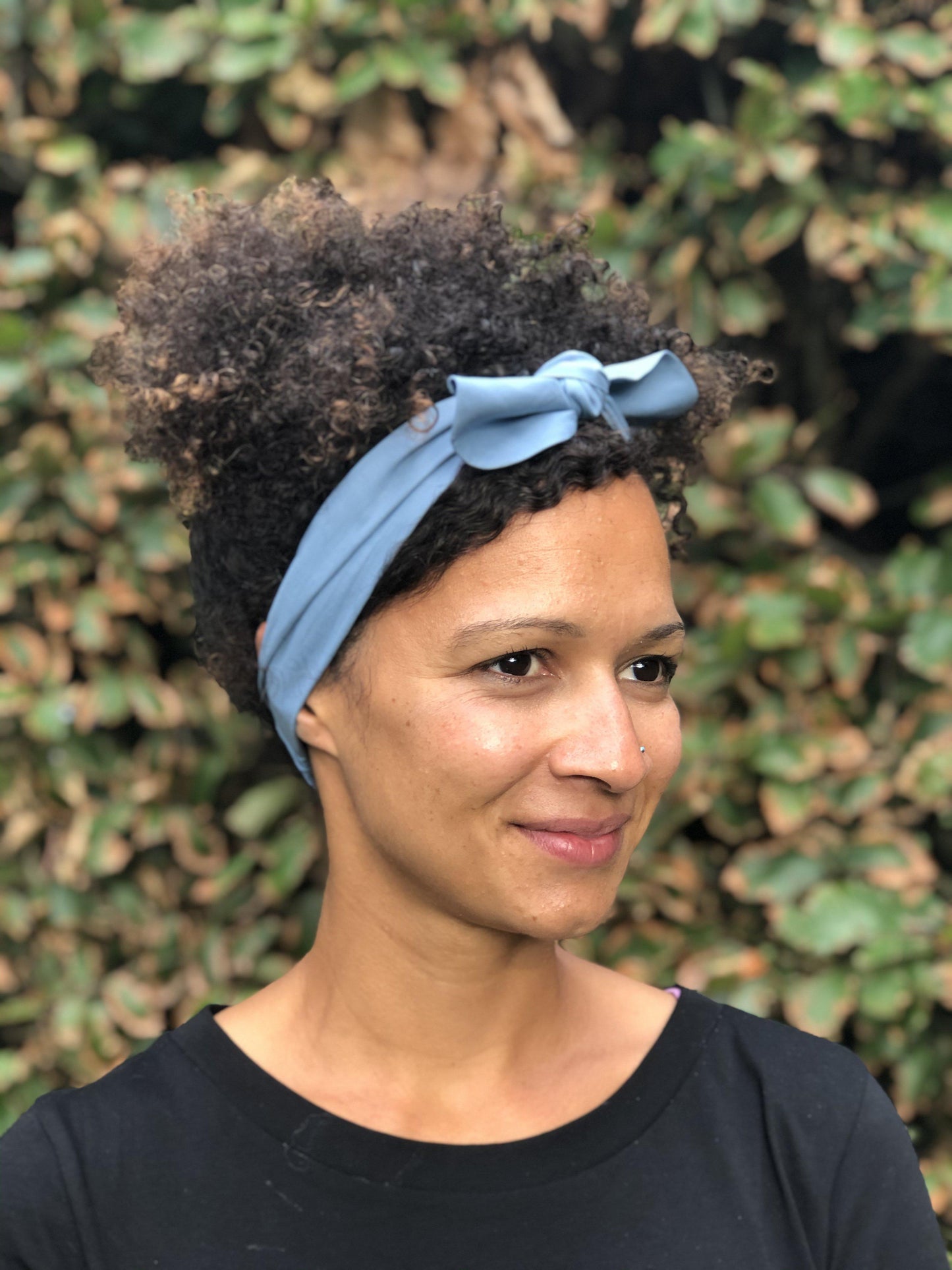 Ladies Knot hairband - Liberty of London Airforce Blue