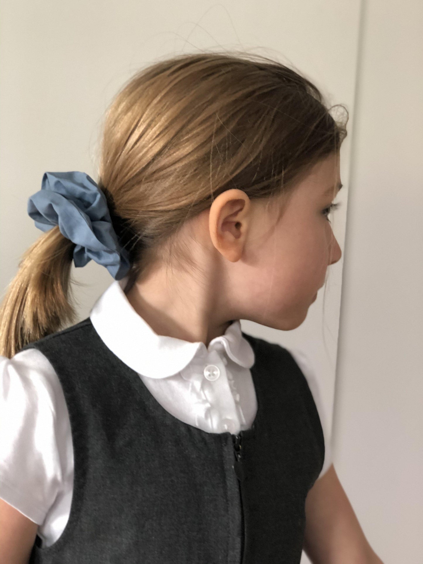 Liberty of London Airforce Blue Scrunchie