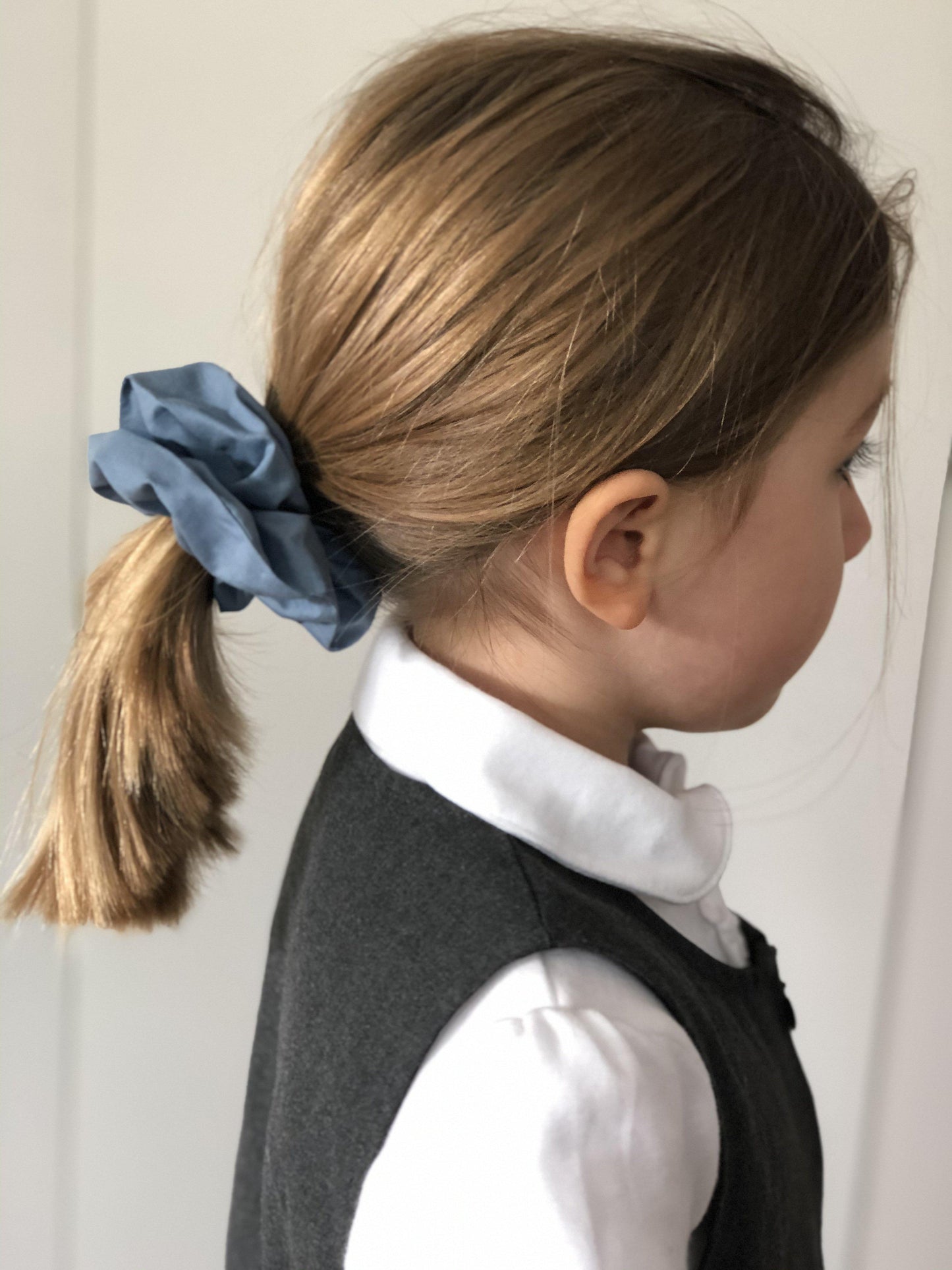 Liberty of London Airforce Blue Scrunchie