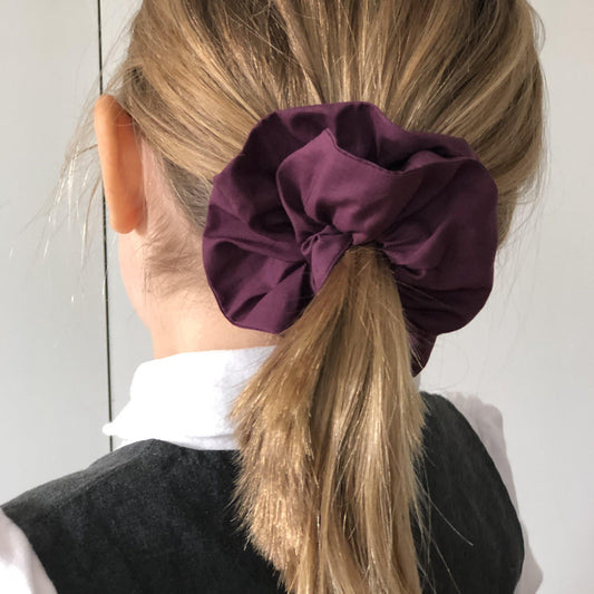 Liberty of London Aubergine Purple Scrunchie