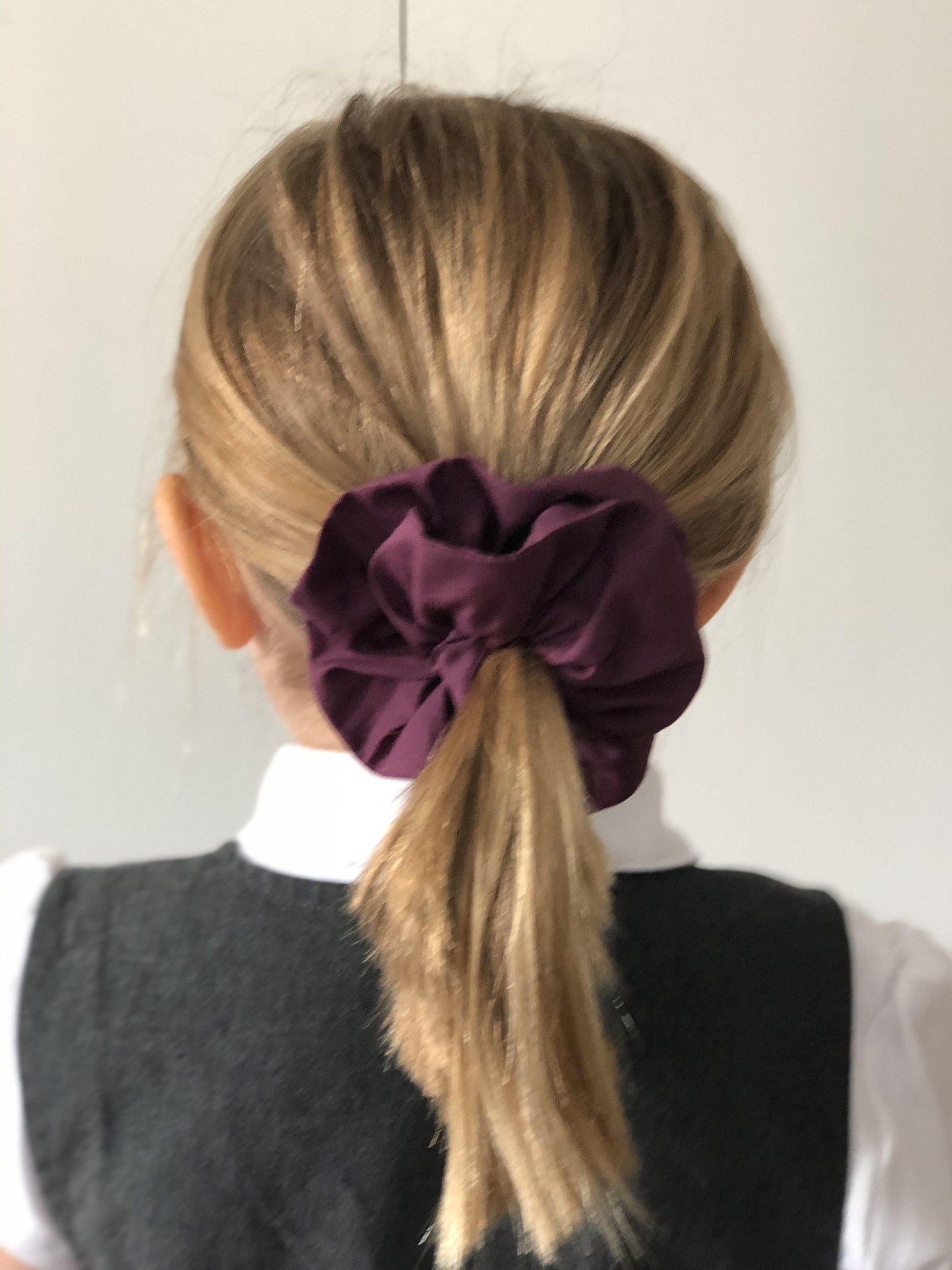 Liberty of London Aubergine Purple Scrunchie