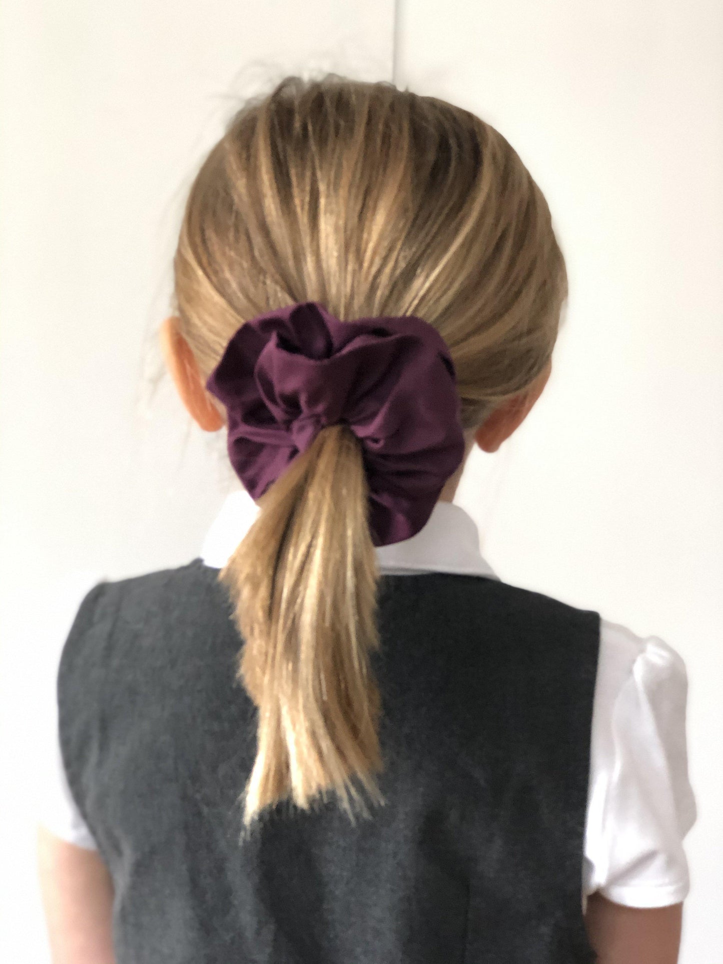 Liberty of London Aubergine Purple Scrunchie