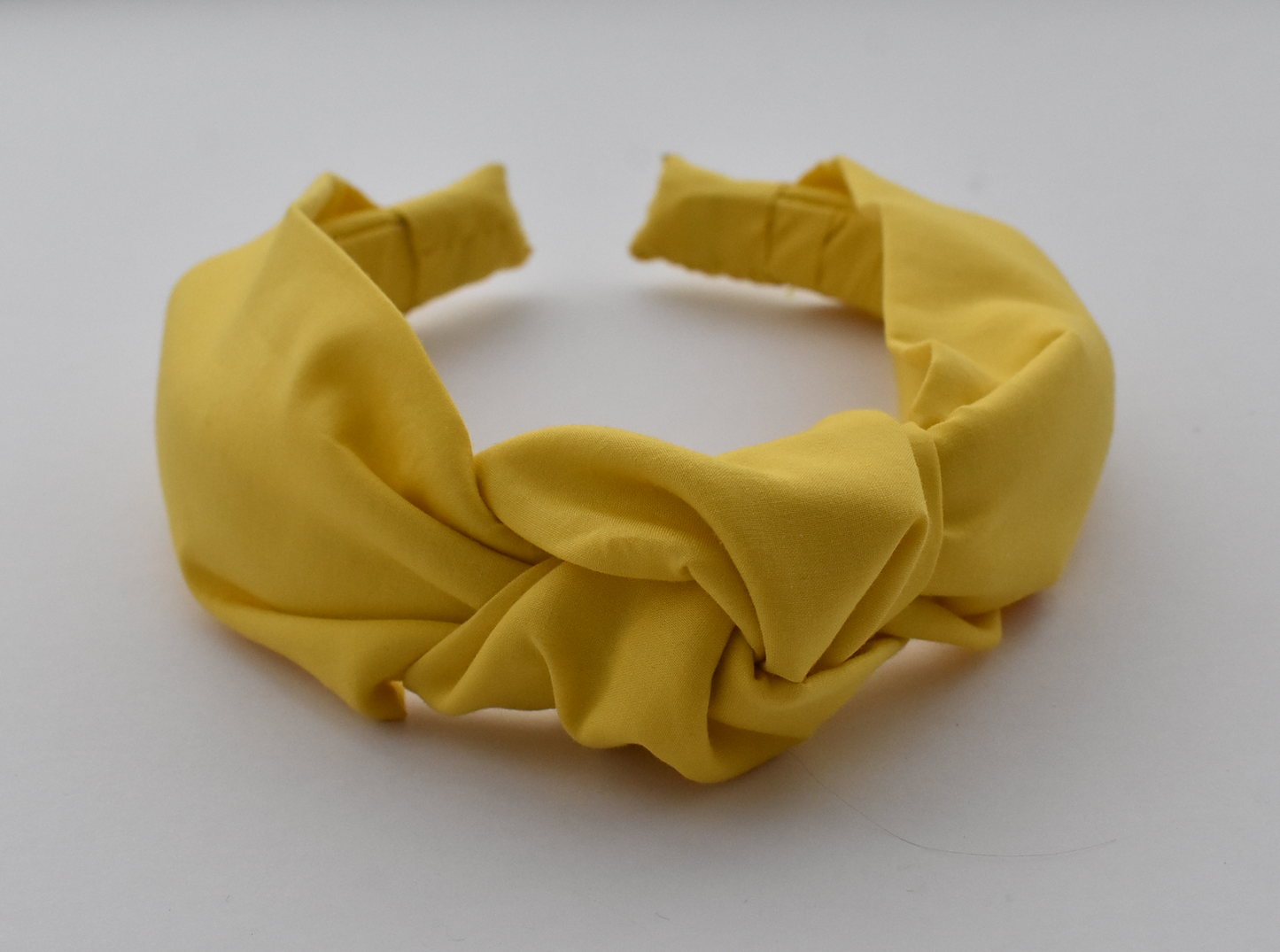 Ladies Tot Knot Alice band - Liberty of London Bright Yellow - Tot Knots of Brighton