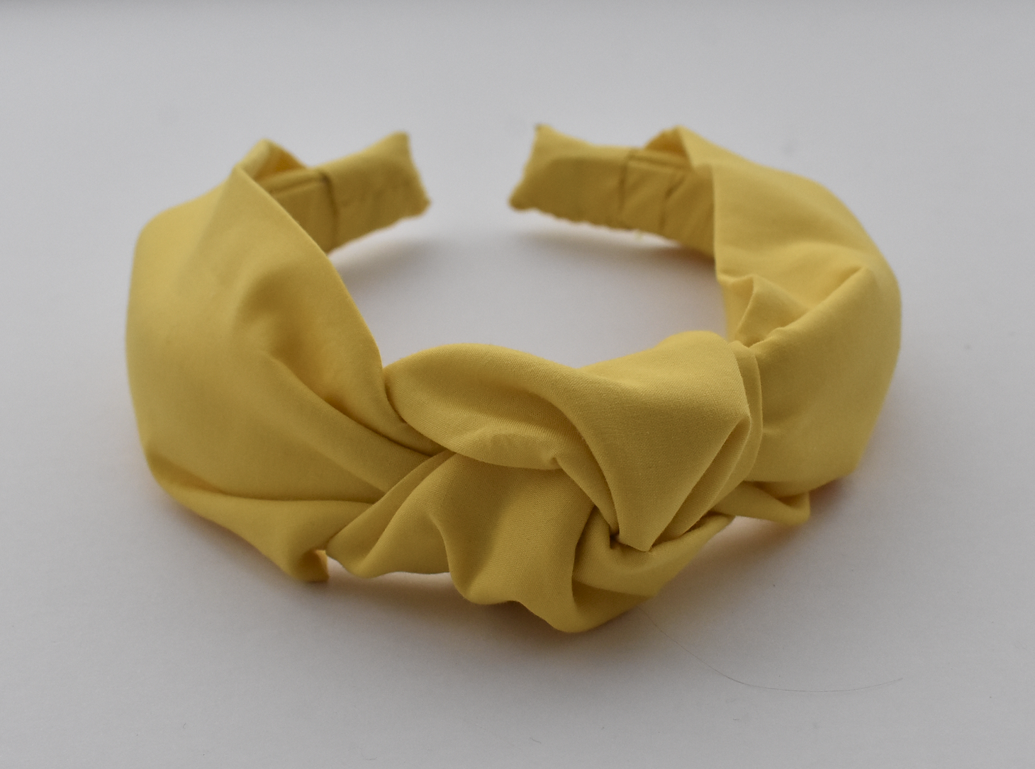 Ladies Tot Knot Alice band - Liberty of London Bright Yellow - Tot Knots of Brighton