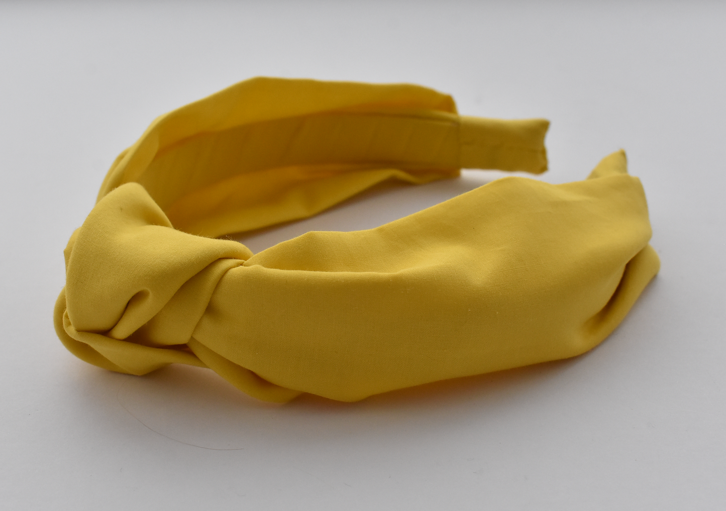 Ladies Tot Knot Alice band - Liberty of London Bright Yellow - Tot Knots of Brighton