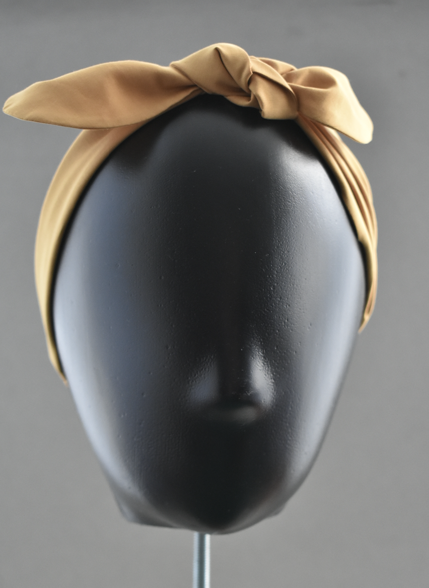 Ladies Knot hairband - Liberty of London Mustard