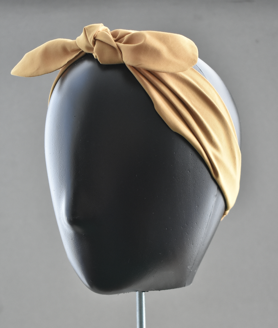 Ladies Knot hairband - Liberty of London Mustard