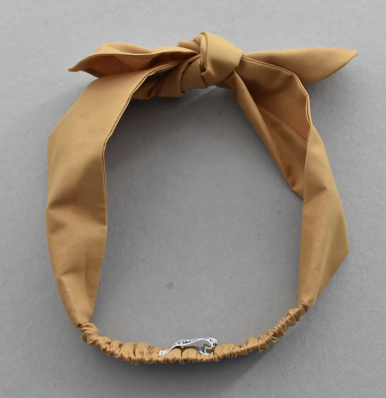 Kids Knot Tie hairband - Liberty of London Yellow Mustard