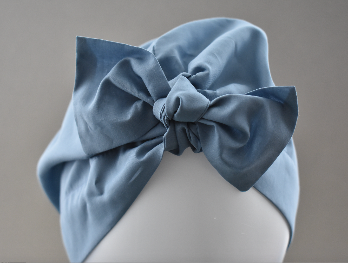 Ladies Turban Hat - Liberty of London Airforce Blue