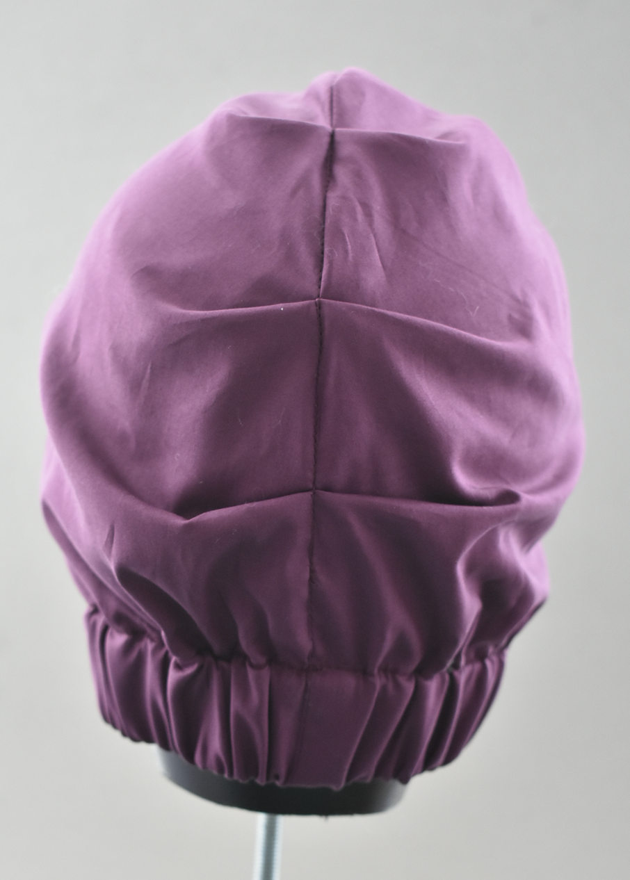 Ladies Turban Hat - Liberty of London Aubergine Purple