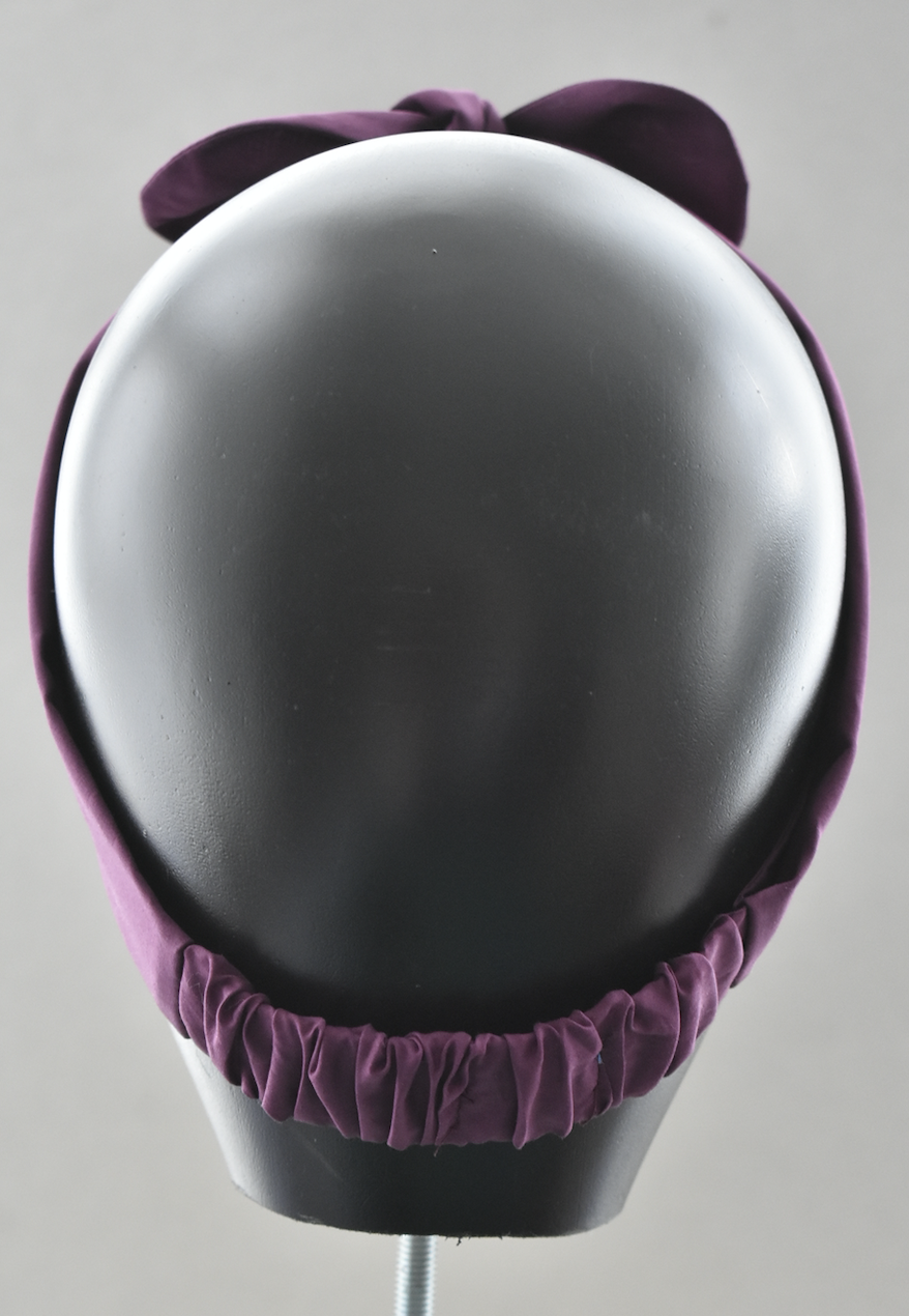 Ladies Knot hairband - Liberty of London Aubergine Purple