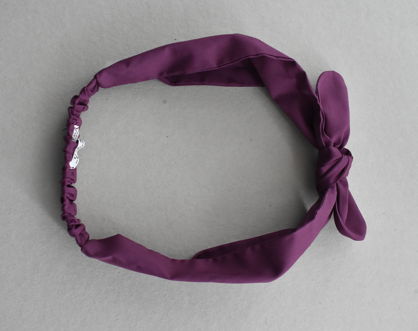 Kids Knot Tie hairband - Liberty of London Aubergine Purple