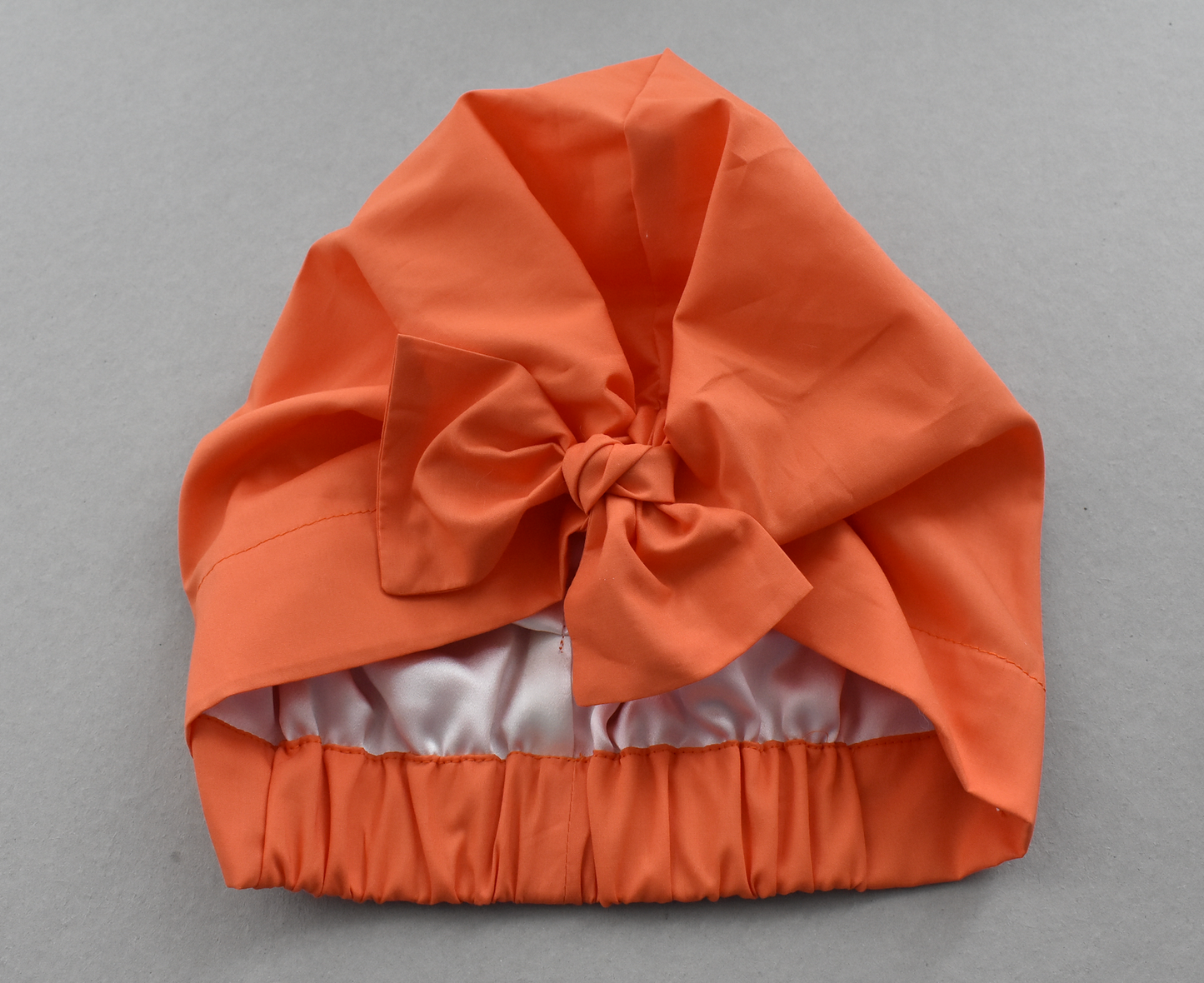 Little Land Girl Baby Hat - Liberty of London Tangerine Orange