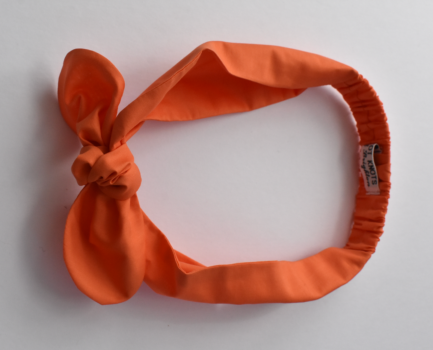 Kids Knot Tie hairband - Liberty of London Tangerine Orange
