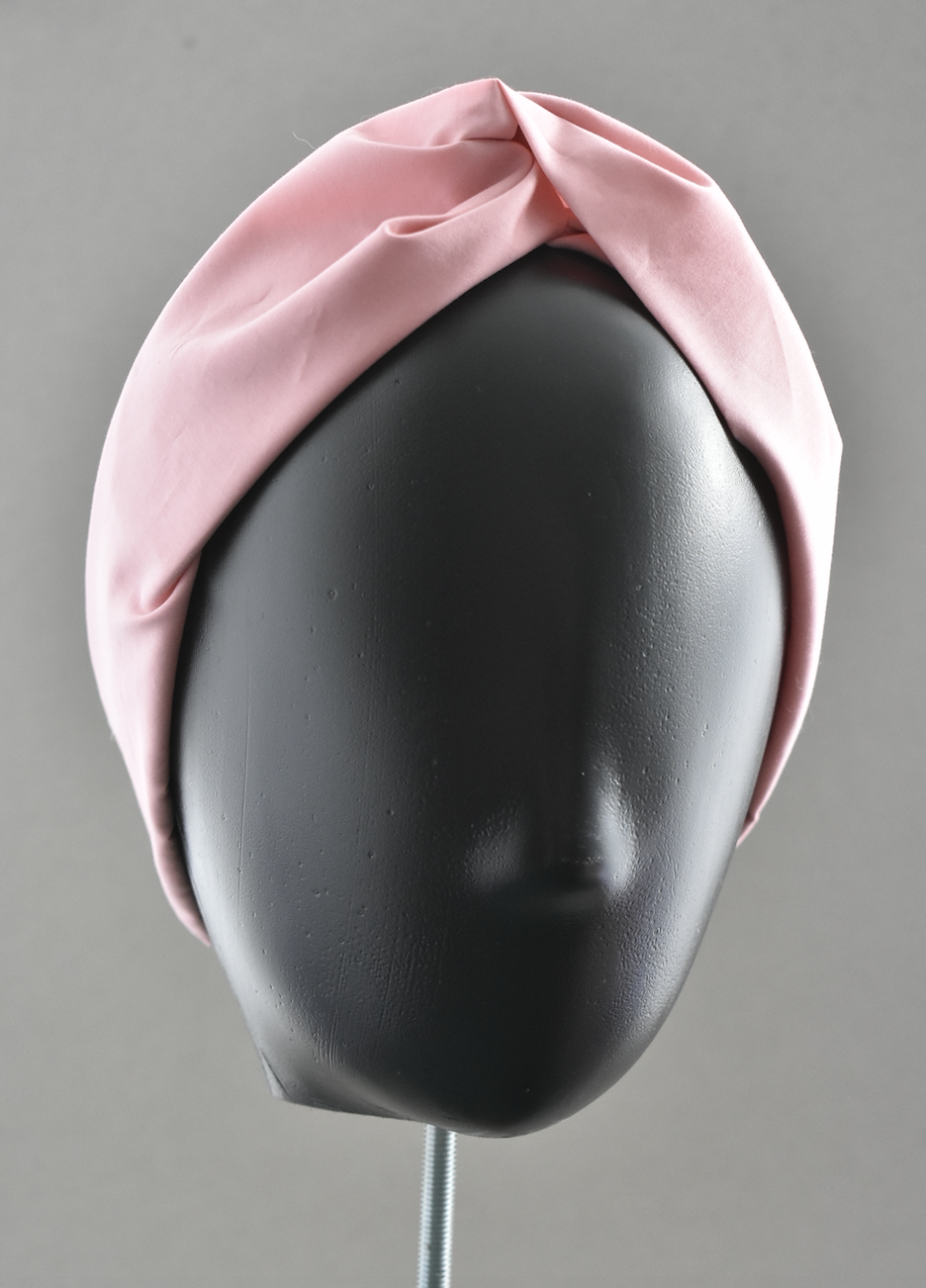 Ladies Twisted Turban Headband - Liberty of London Dusty Pink