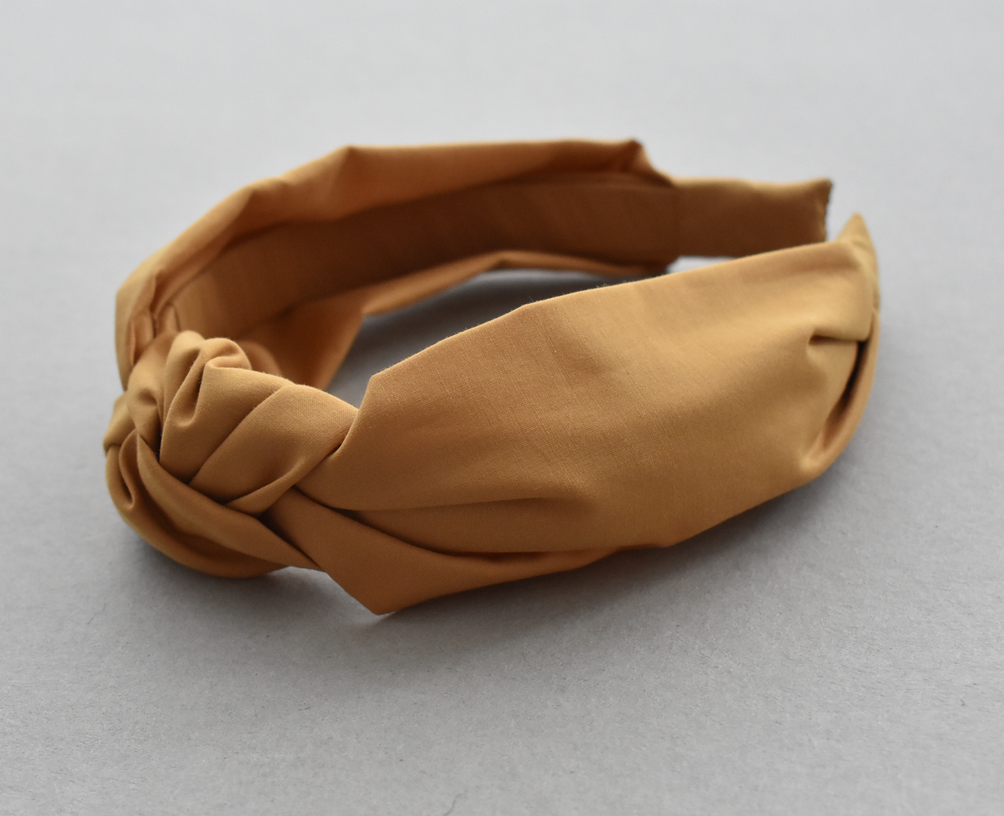 Kids Knot Alice band - Liberty of London yellow mustard