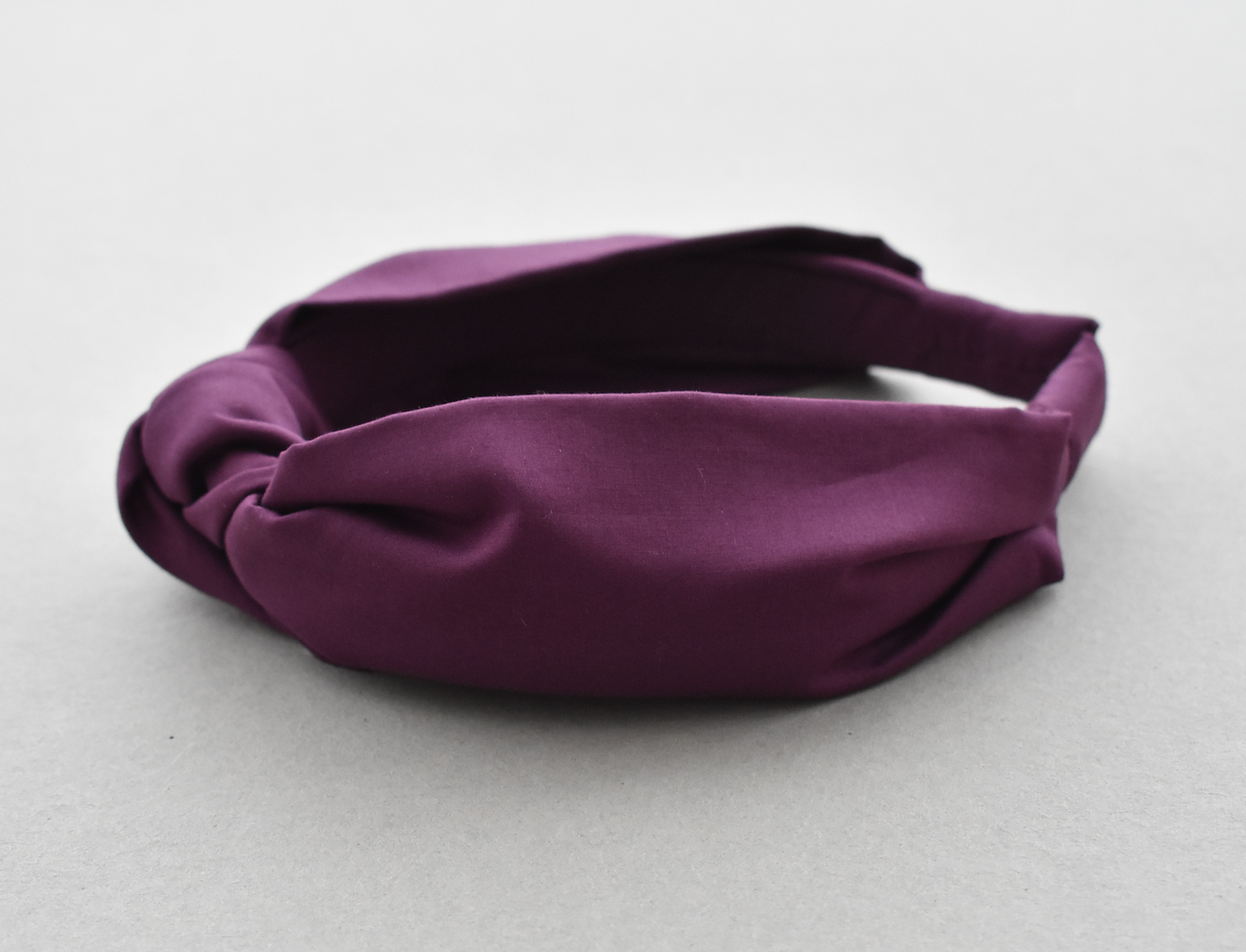 Kids Tot Knot Alice band - Liberty of London Aubergine Purple