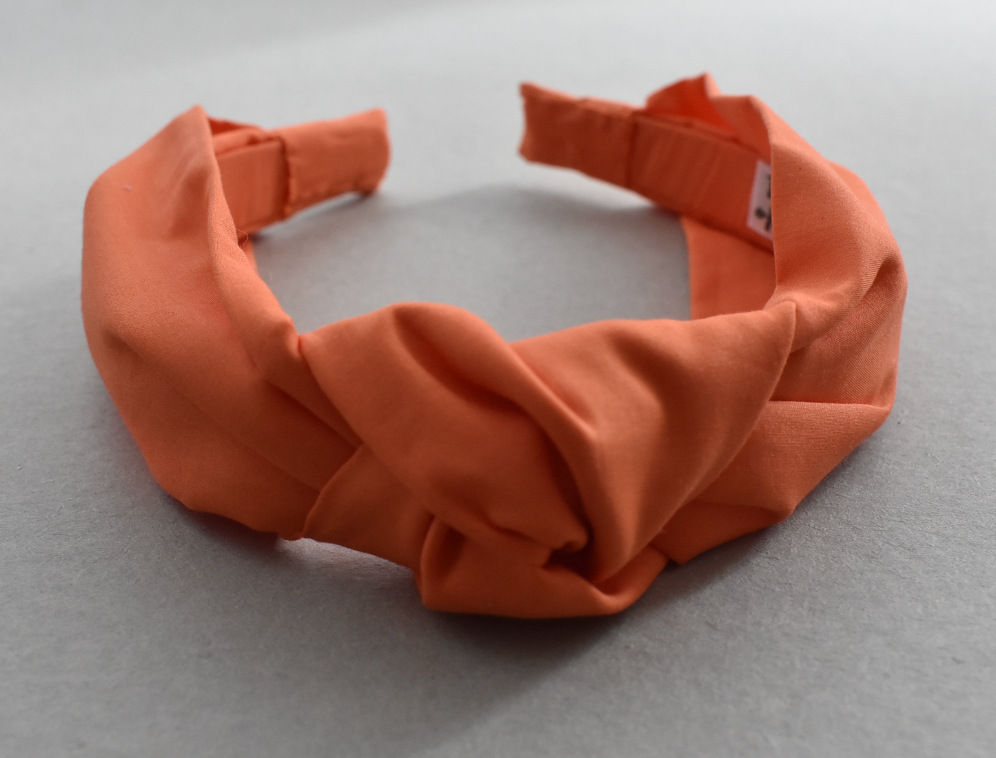 Kids Knot Alice band - Liberty of London Tangerine Orange